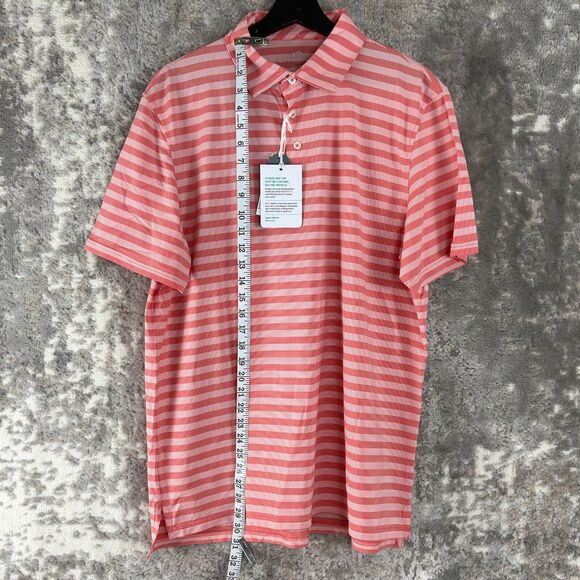 Sothern Tide Sz XL Brrr Striped Performance Active Polo Shirt Short Sleeve - Picture 2 of 9